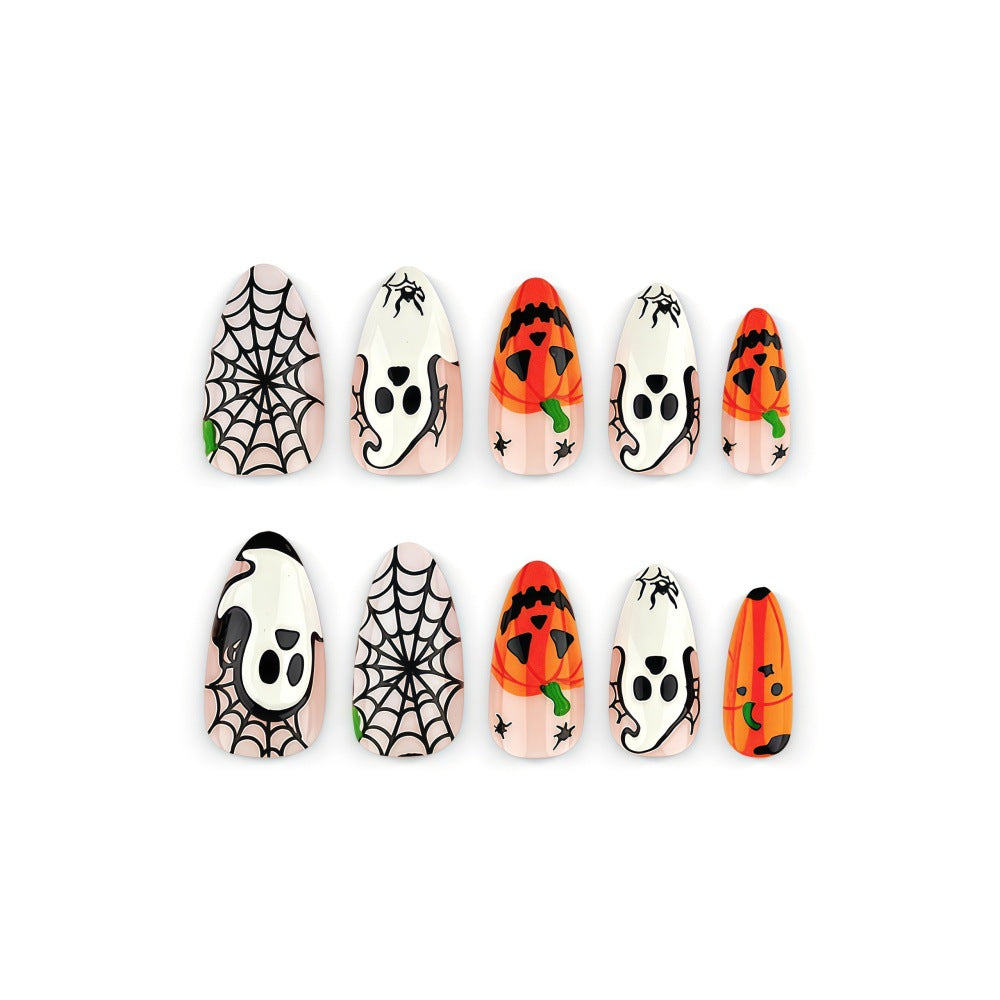 Halloween Nails Stickers Ghost Pumpkin Spider Web