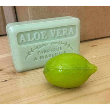 Lime-Shaped French Soap