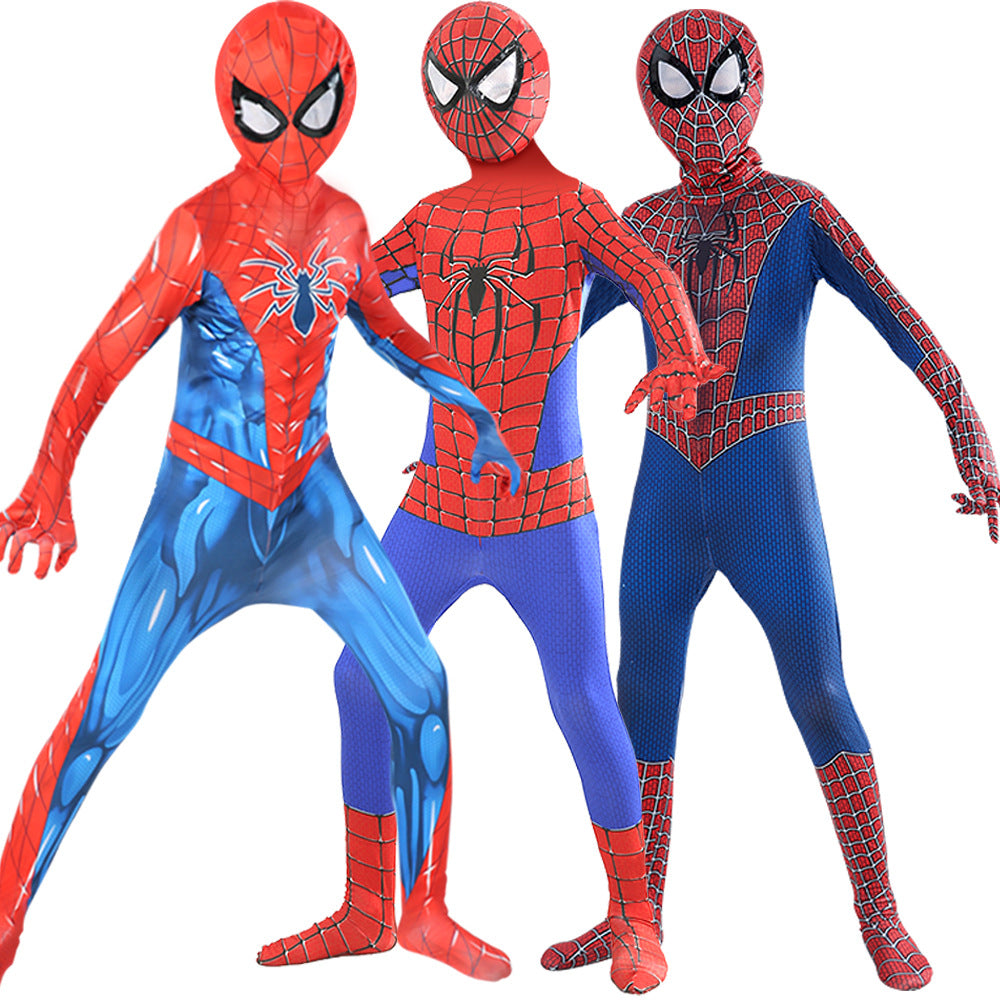 Black Red Spider Costume For Kids Halloween Cosplay
