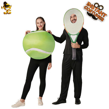Halloween Adult Couple Tennis Party Costume Role Play