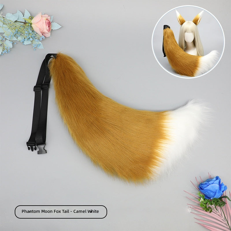 Halloween Cosplay Large Handmade Furry Wolf Tail