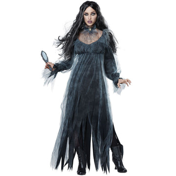 Zombie Bride Costume Halloween Stage Performance S-XL