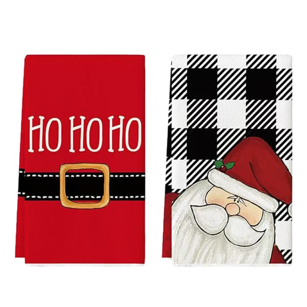Temu Christmas Kitchen Towels Wholesale Heat Transfer Printing