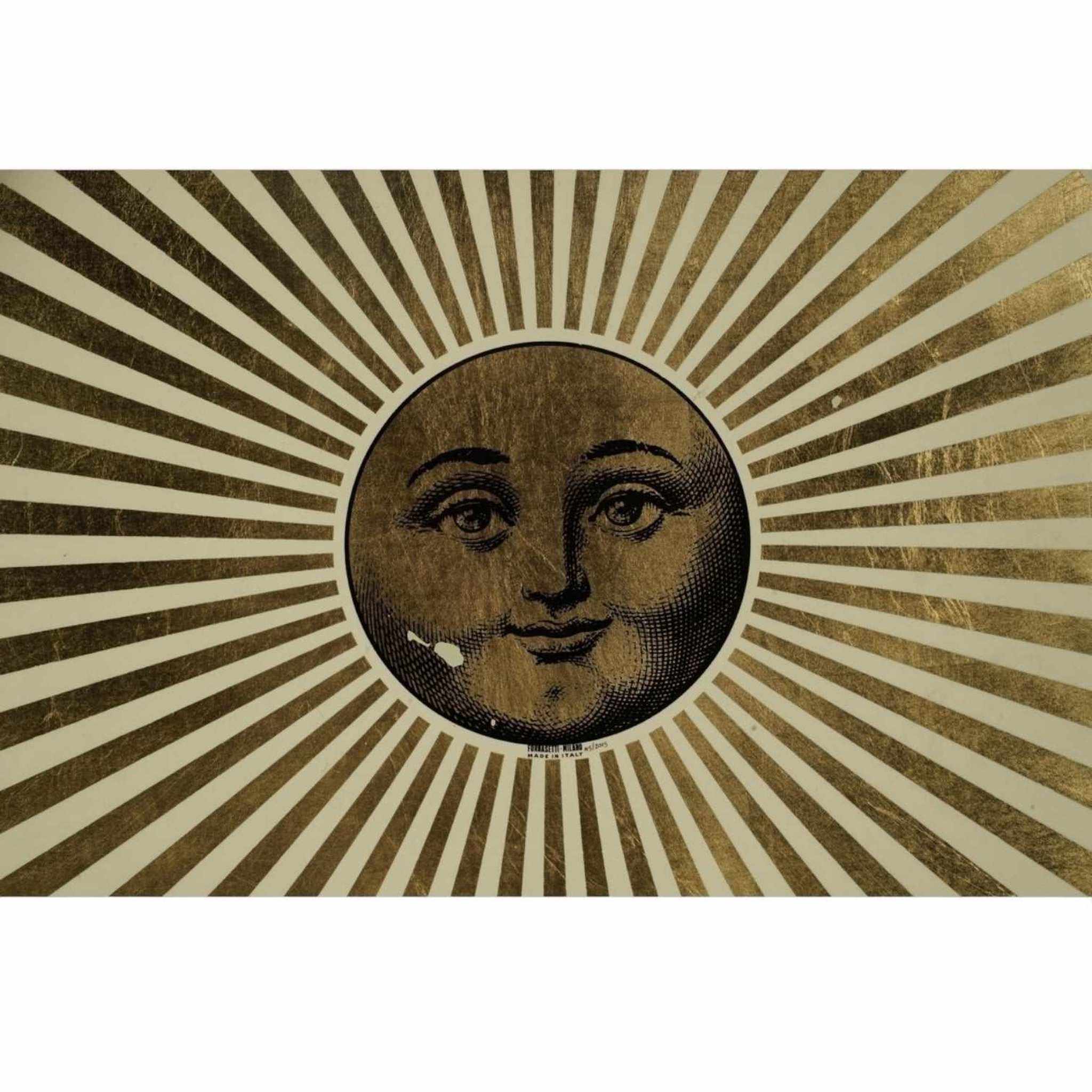Fornasetti Tray ¡°Sole Raggiante¡± ¨C 2015 Edition, Signed, Original Box