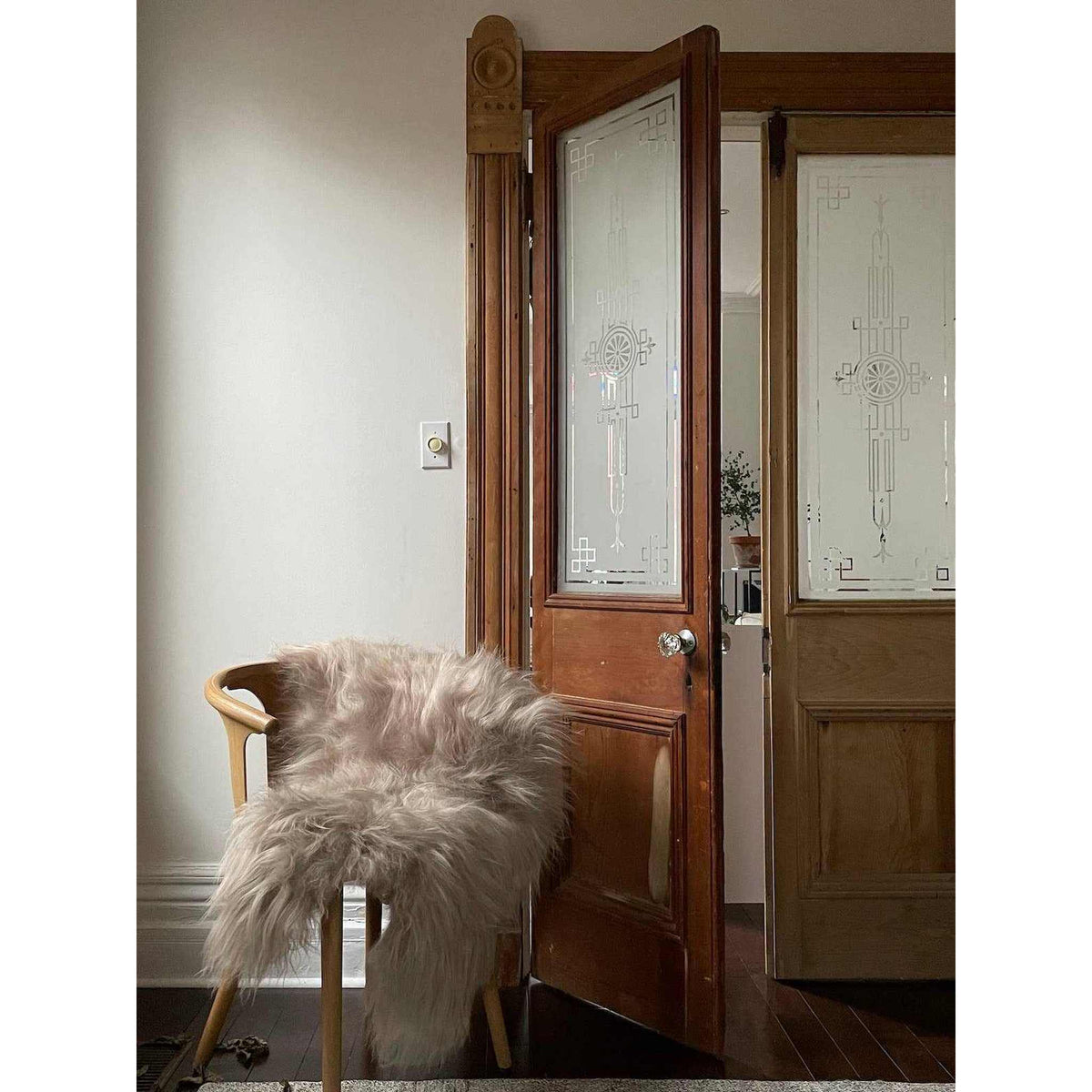 Nude Icelandic Sheepskin Throw Rug