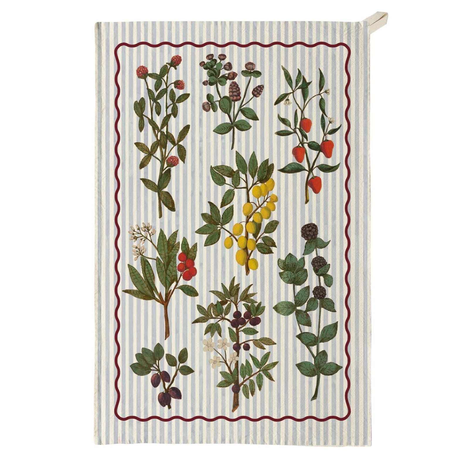 Organic Cotton Tea Towel - Festival of Fruits