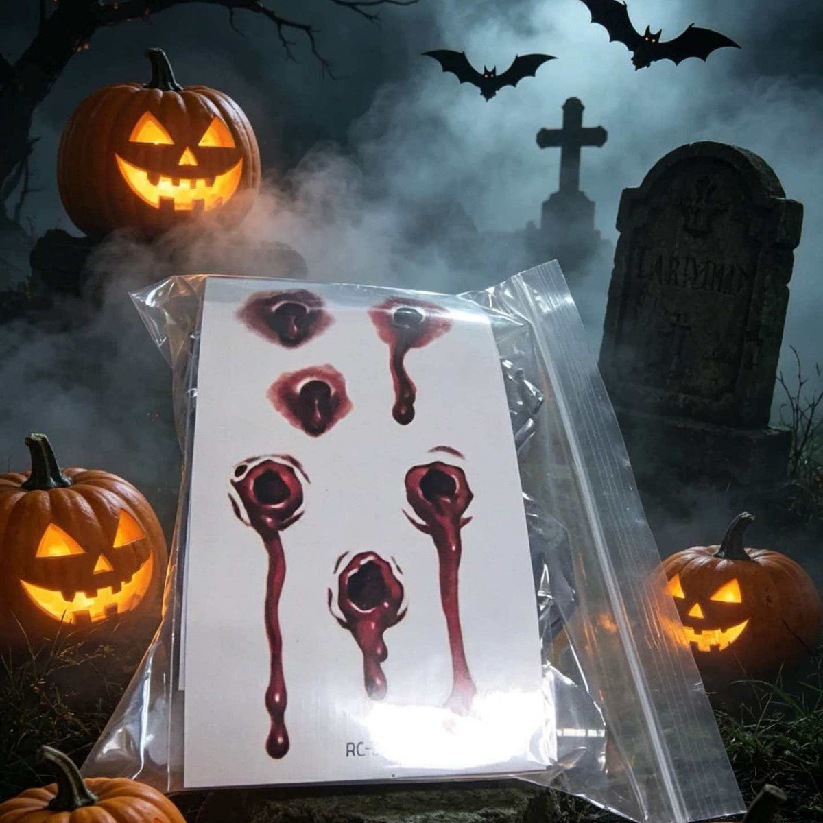 Halloween Waterproof Temporary Tattoos Party Decor