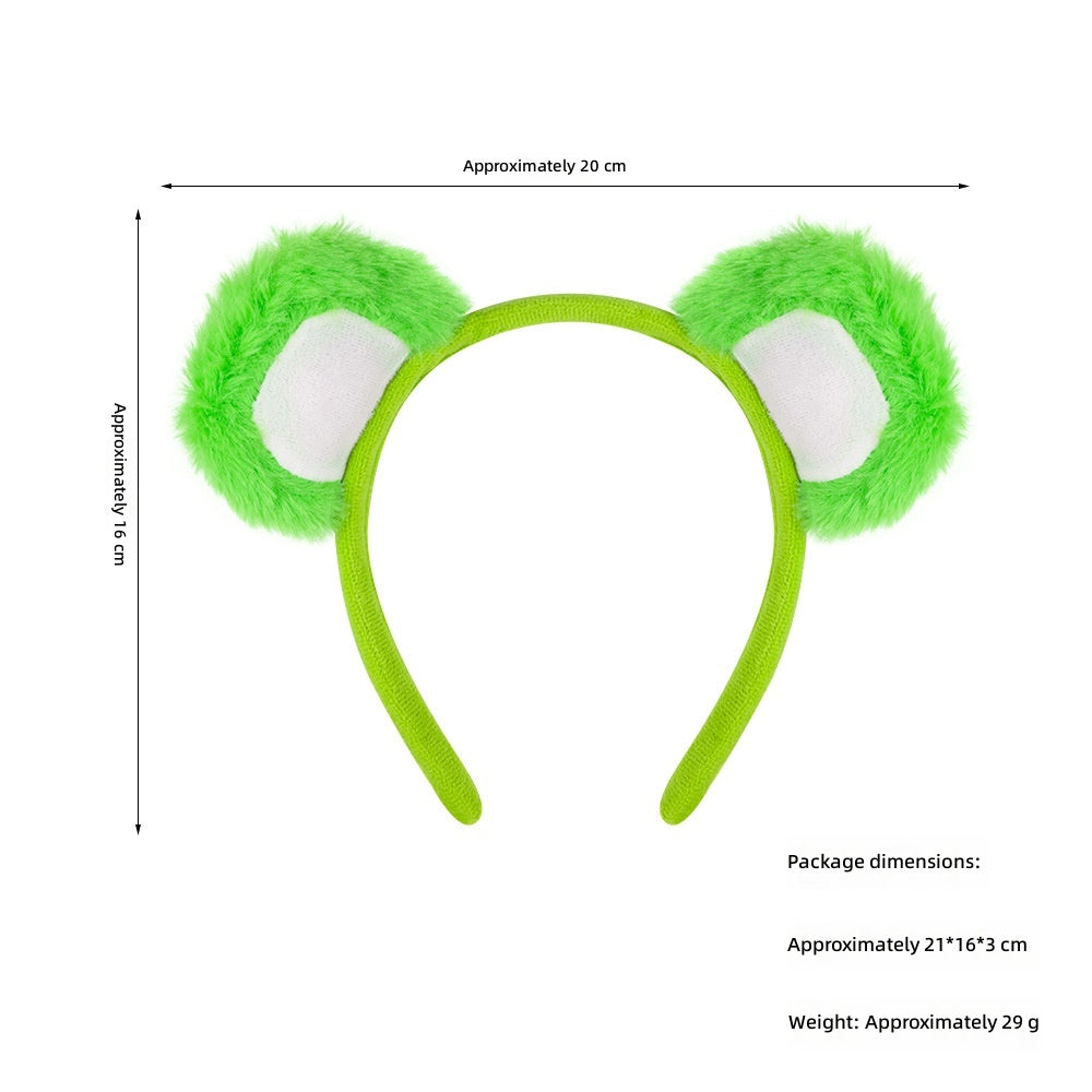 Halloween Bear Ears Headband Animal Cosplay Cute Brown