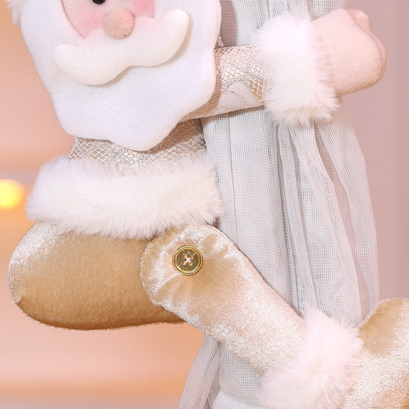 Christmas Santa Snowman Reindeer Curtain Tieback