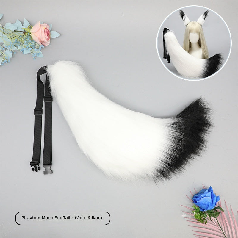 Halloween Cosplay Large Handmade Furry Wolf Tail