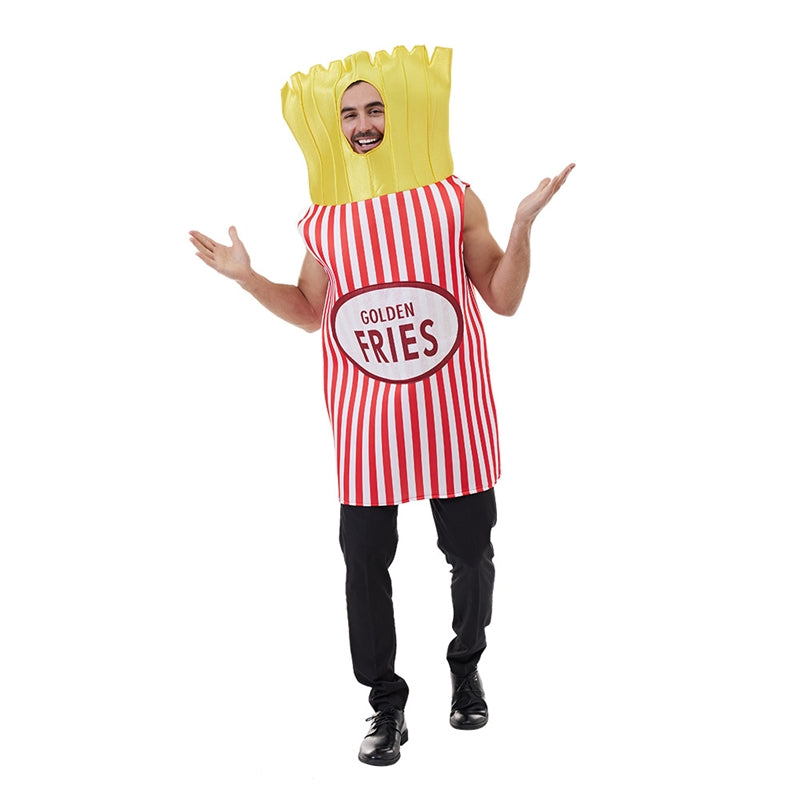Funny French Fries Halloween Party Cosplay Costume