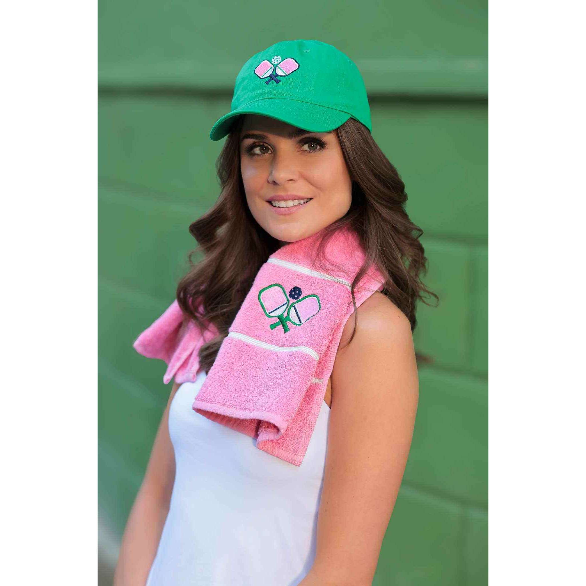 Pink Pickleball Hand Towel