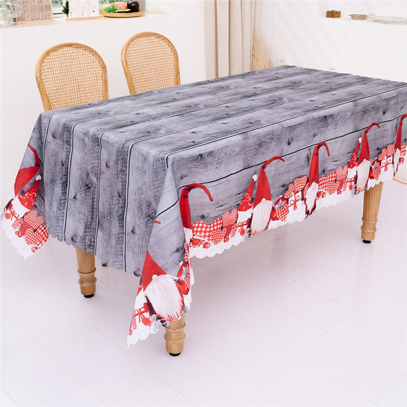 Christmas Print Tablecloth Runner