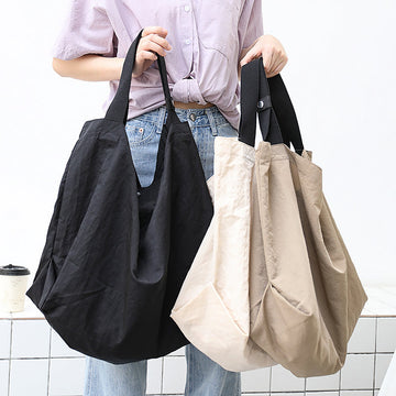 Casual Nylon Patchwork Waterproof Plus Size Tote Bag