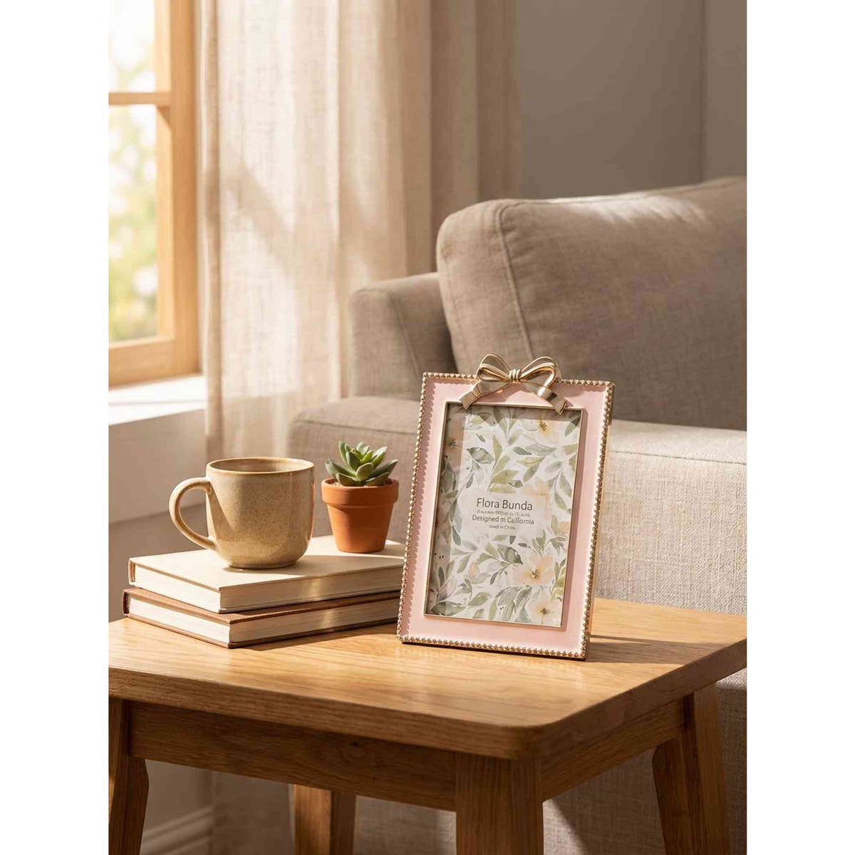 Pink Metal Frame