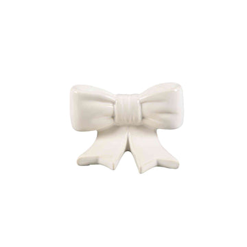 Single Ceramic Bow Bookend