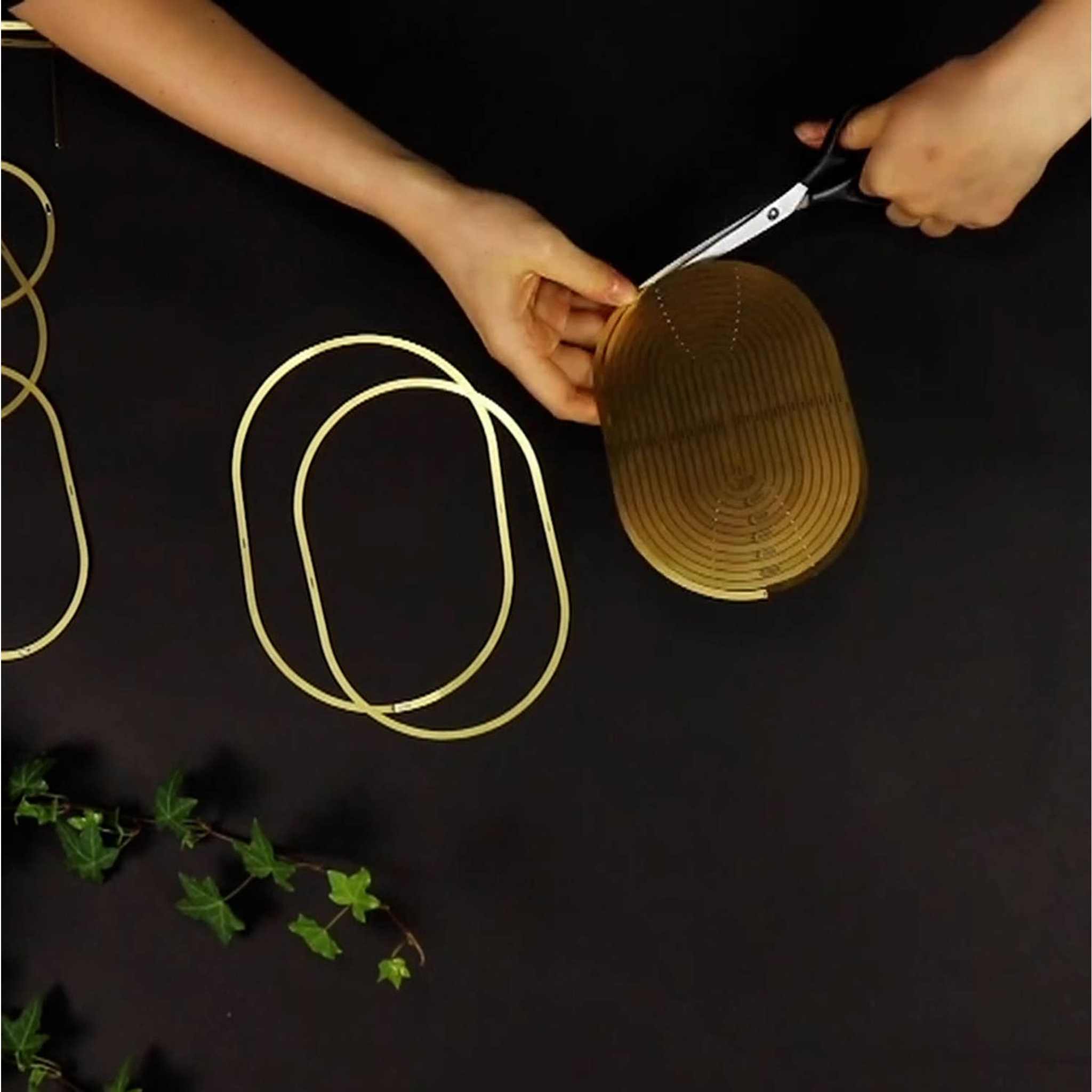Black Brass Chain - Plant Support for climbing plants