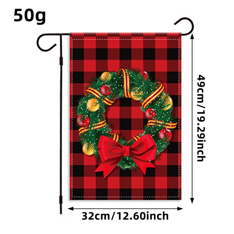 Garden Flag For Christmas