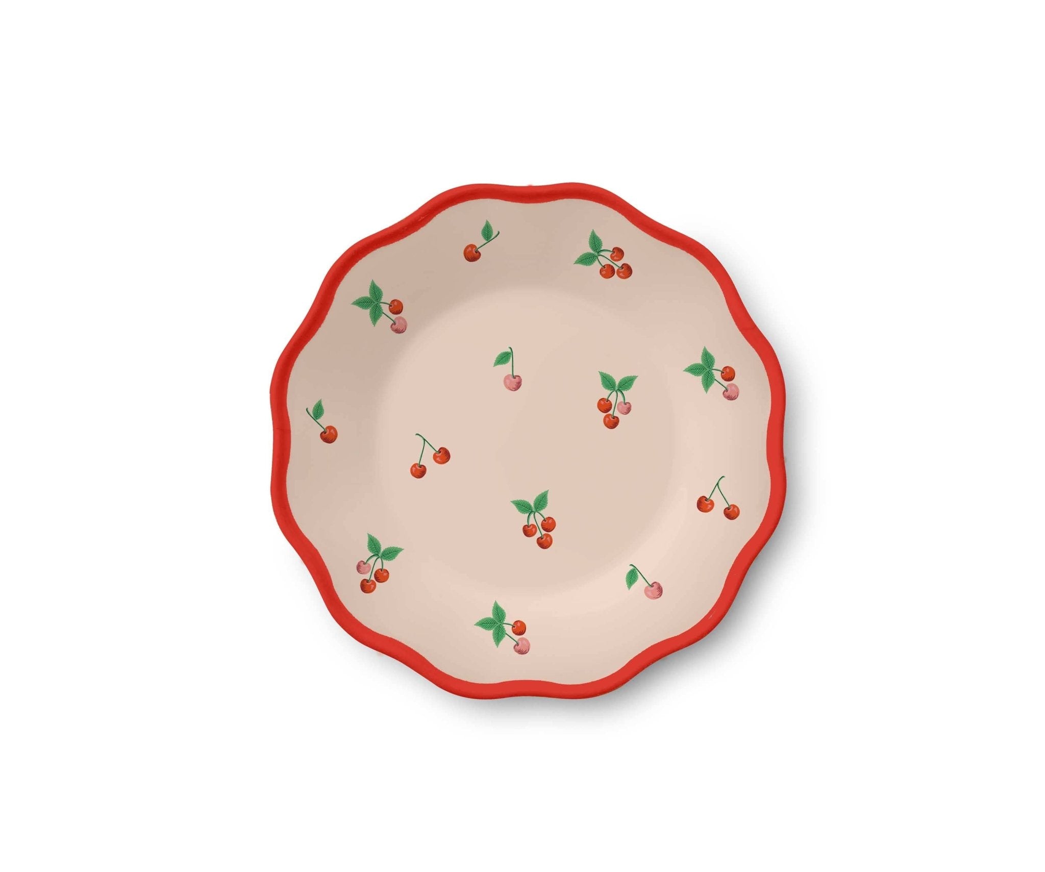 Scalloped Melamine Dessert Plates ¨C Set of 4