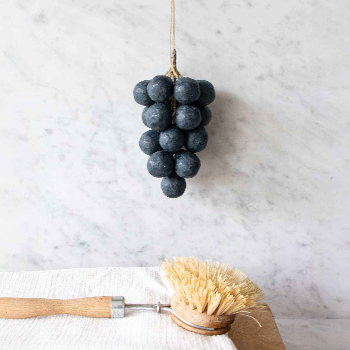 Handcrafted Grapes Soap - 100% Olive Oil- Slate