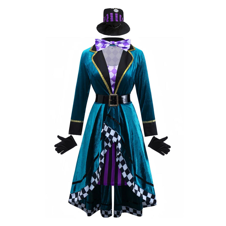 S-XXL Halloween Adult Women Magician Costume Cosplay Stage Performance