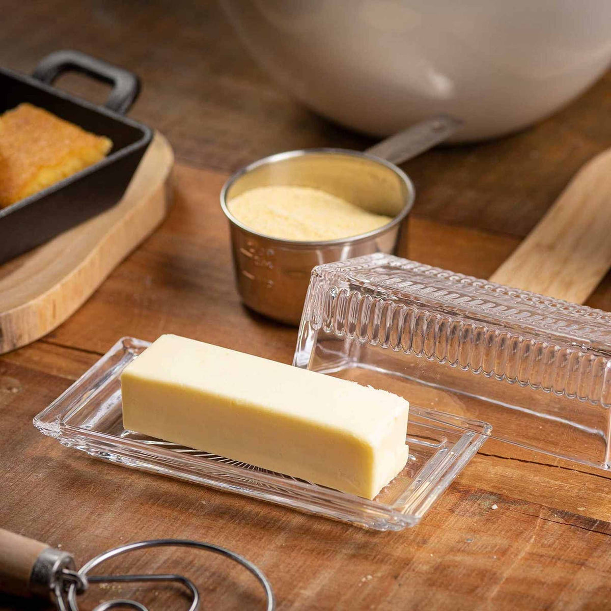 Embossed Butter Dish