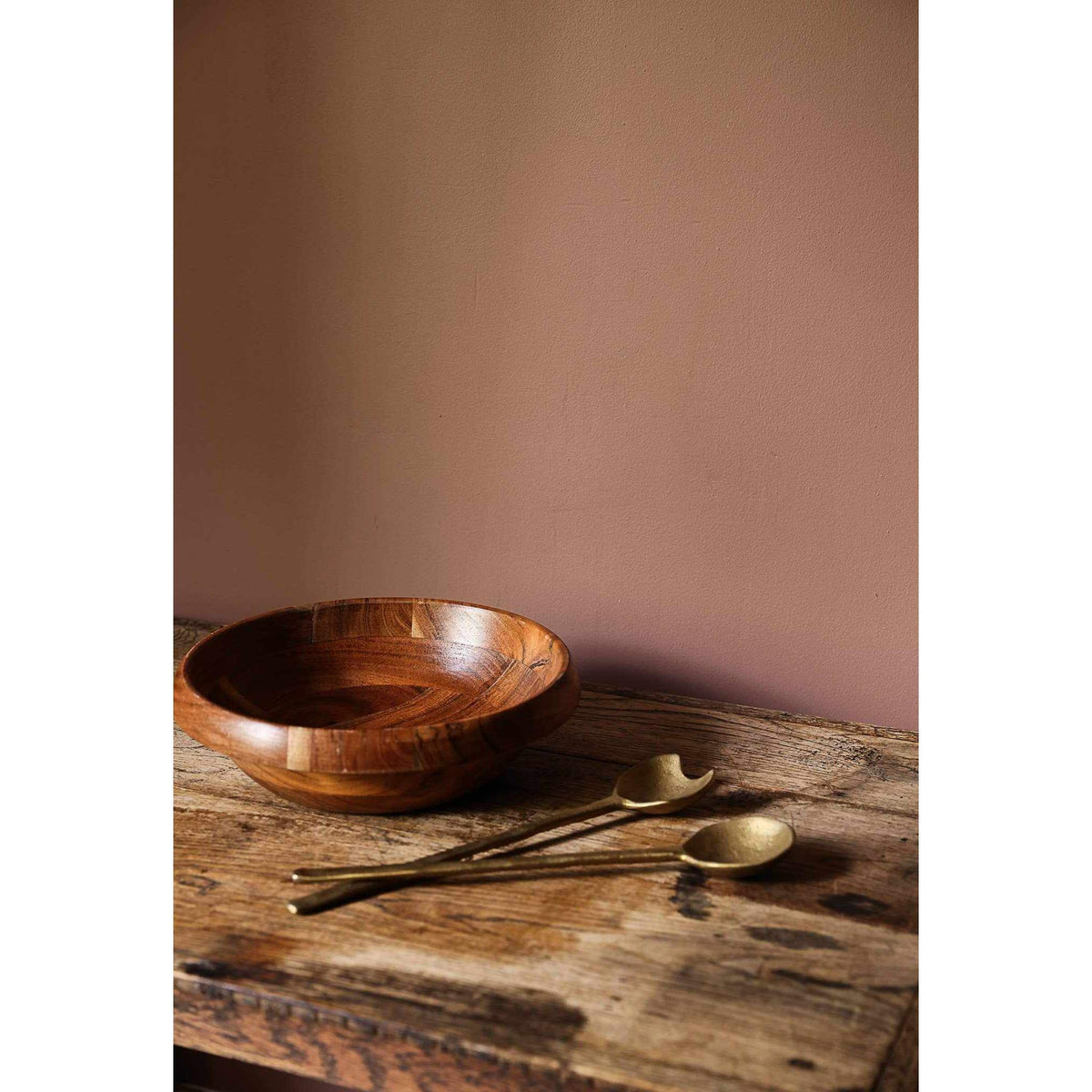Wooden salad bowl