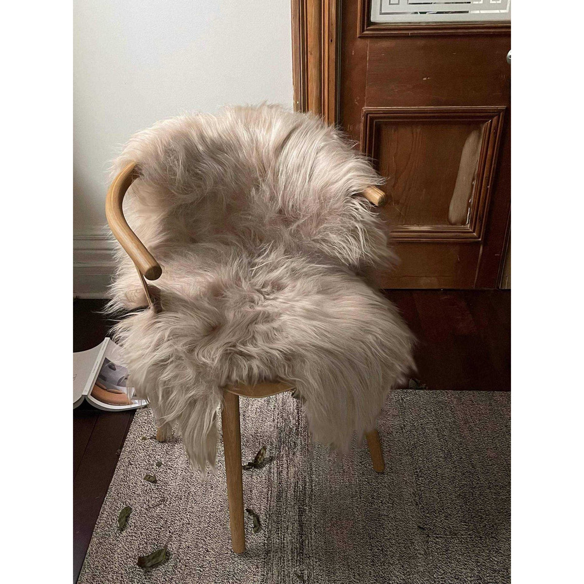 Nude Icelandic Sheepskin Throw Rug