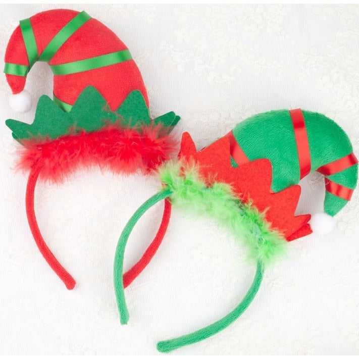Christmas Elf Hat Headband For Kids Party Costume
