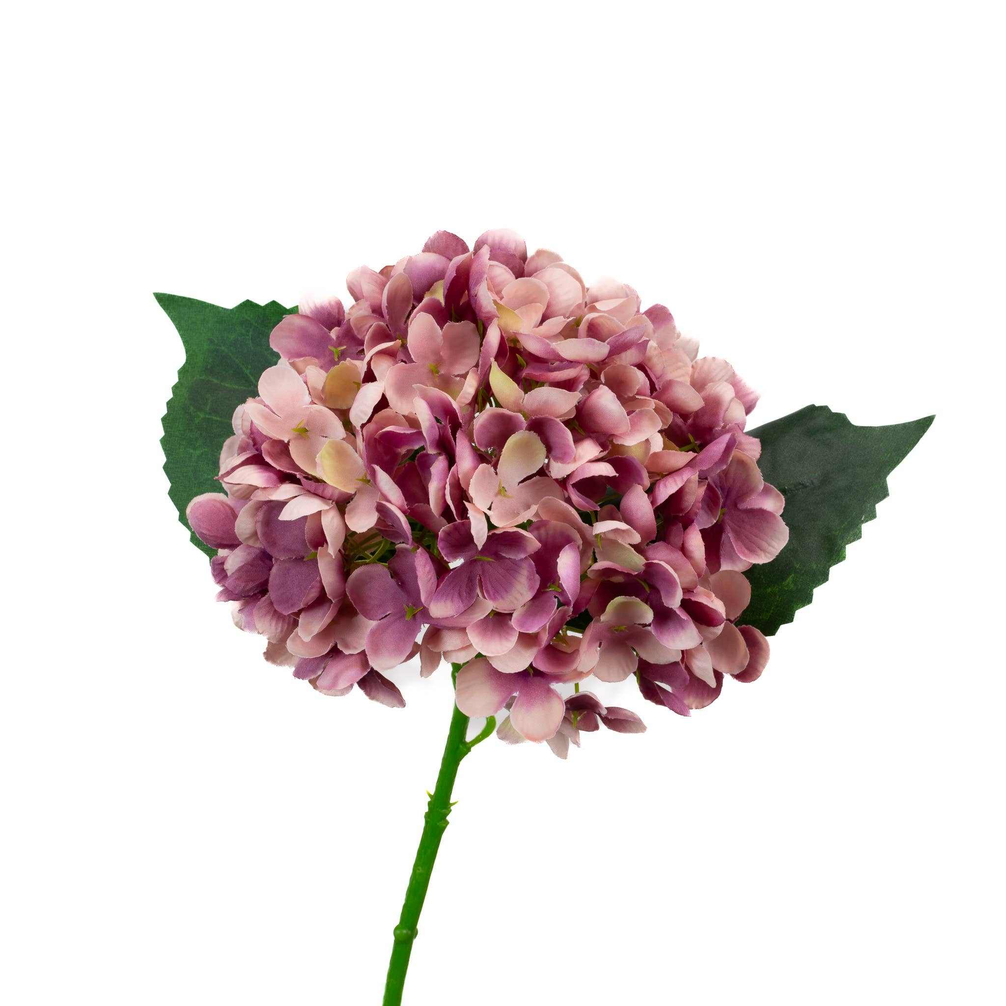 Faux Hydrangea Pick - Mauve