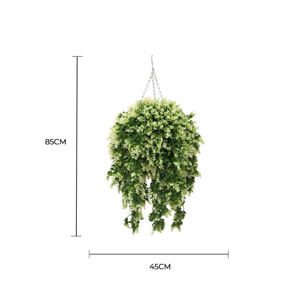 Artificial Outdoor Spring Evergreen Hanging Basket