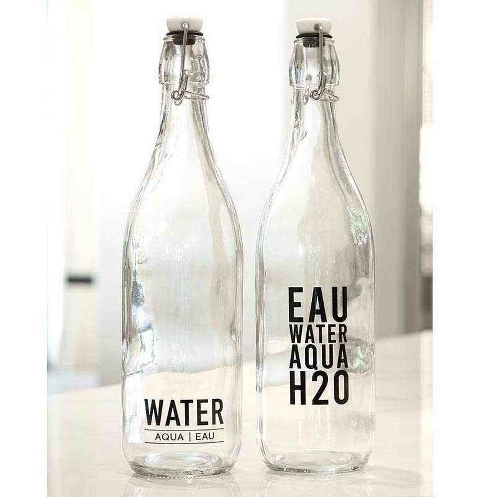 Swing Top Water Bottle - Water