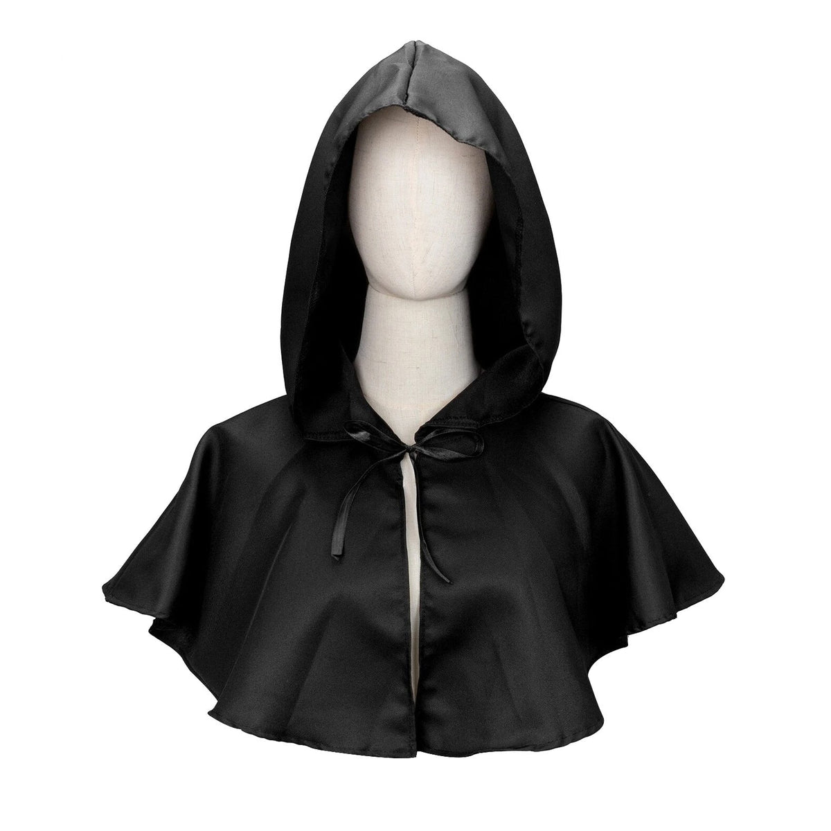 Black Death Hooded Cloak Witch Cosplay Costume Halloween