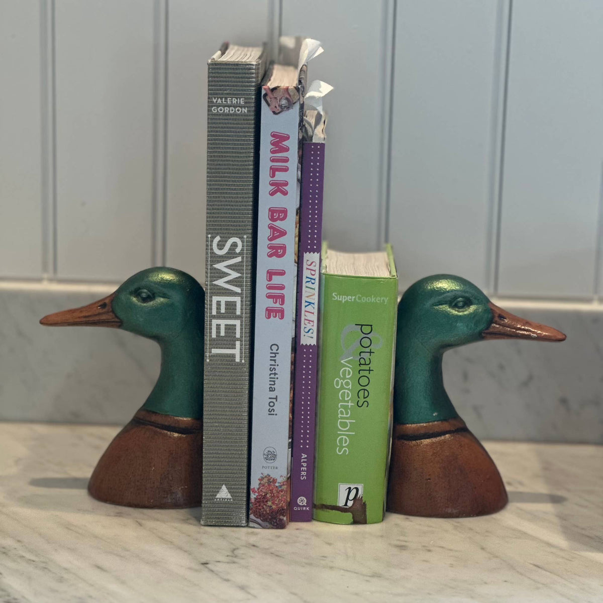 Fox Run Duck Decorative Bookend Set