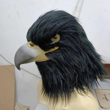Realistic Animal Eagle Bulldog Parrot Mask Halloween