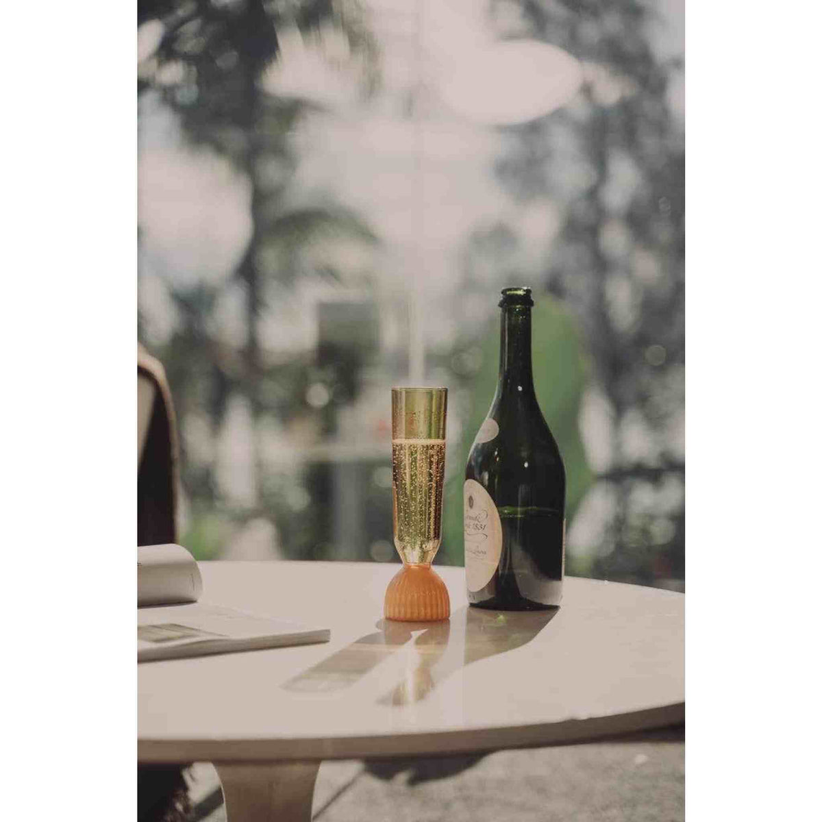 Jade Kairos Champagne Flute | Set of 2