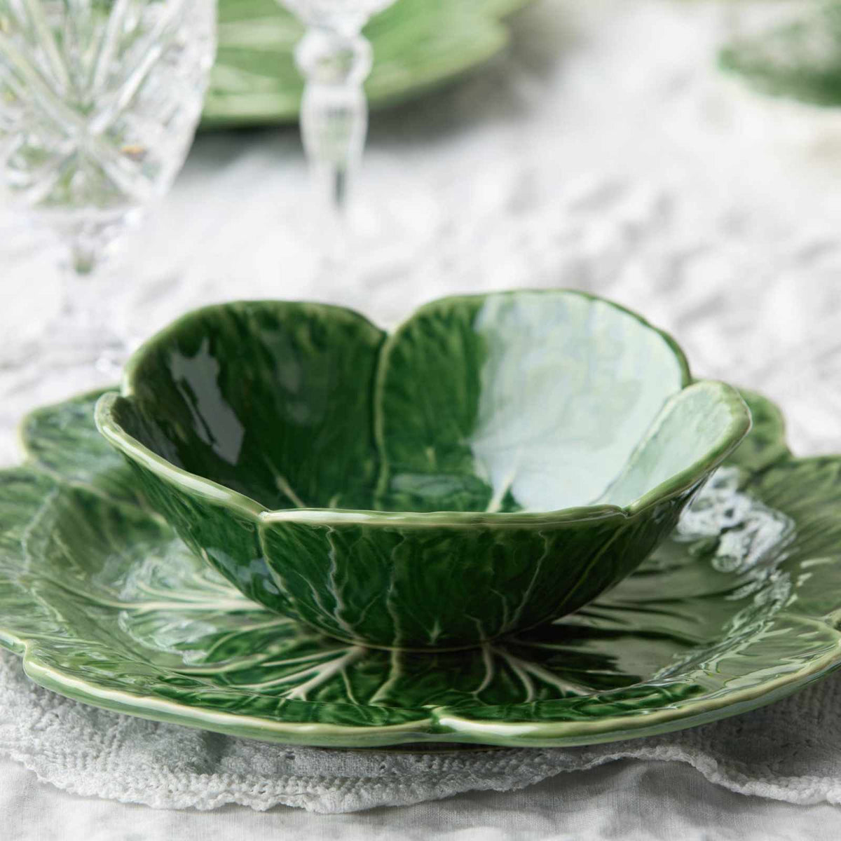 Le Jardin Cabbage 3-D Cereal Bowl