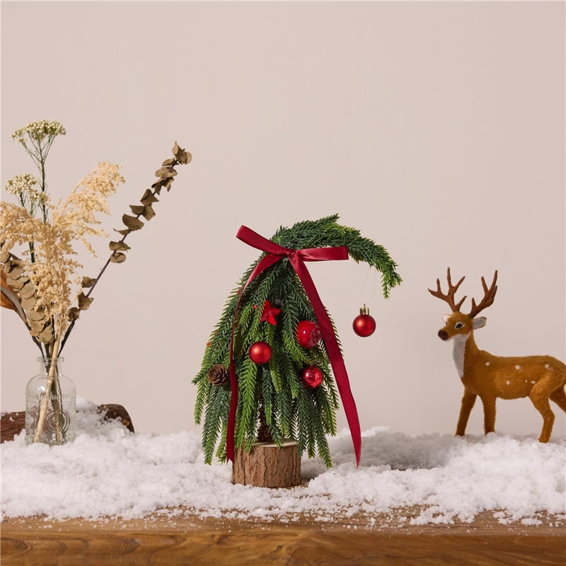 Nordic Leaning Christmas Tree