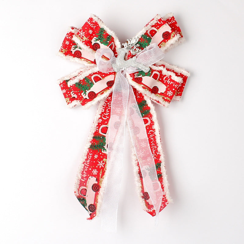 Christmas Tree Bow Ribbon