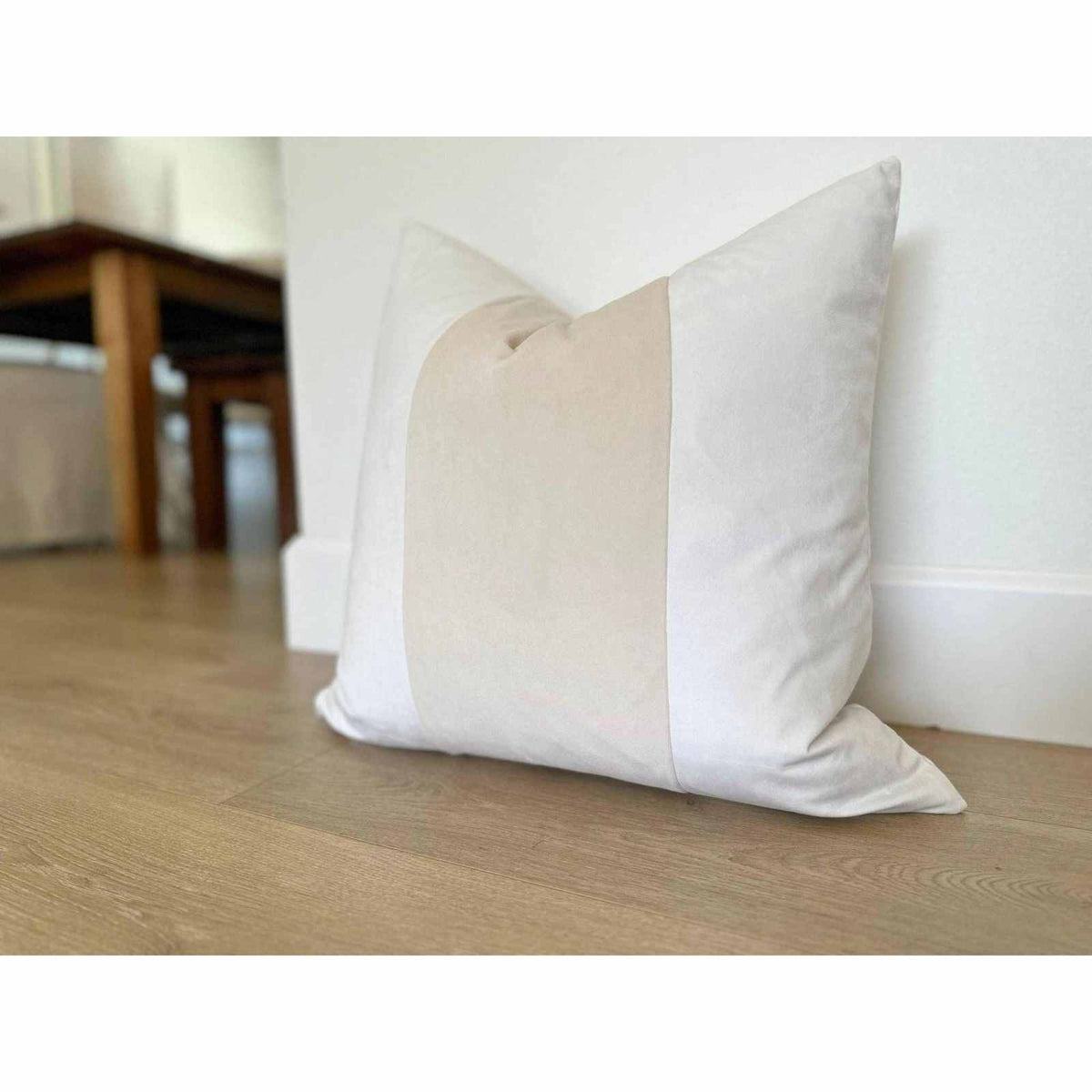 Mezzo Velvet Pillow Cover - Tan 12x20