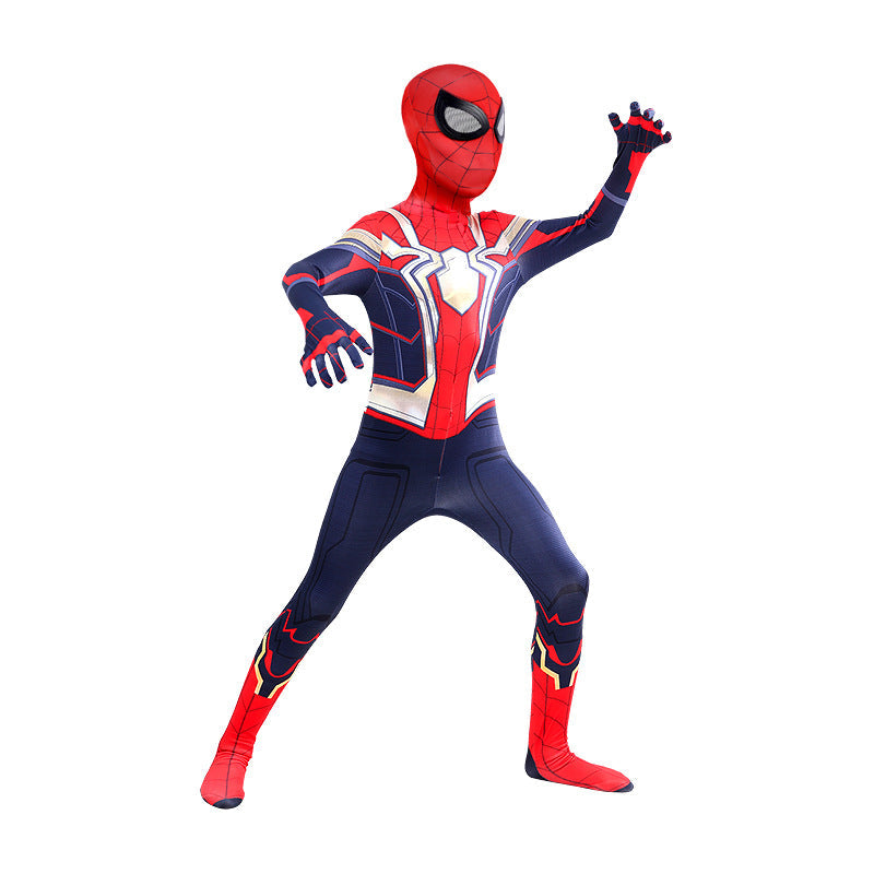 Black Red Spider Costume For Kids Halloween Cosplay