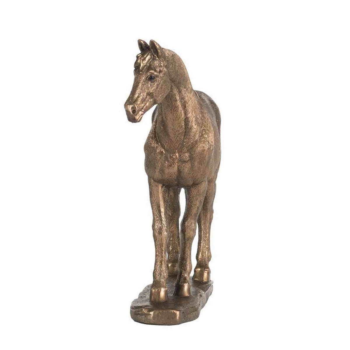 Rustic Standing Horse Statue