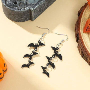 Halloween Bat Earrings