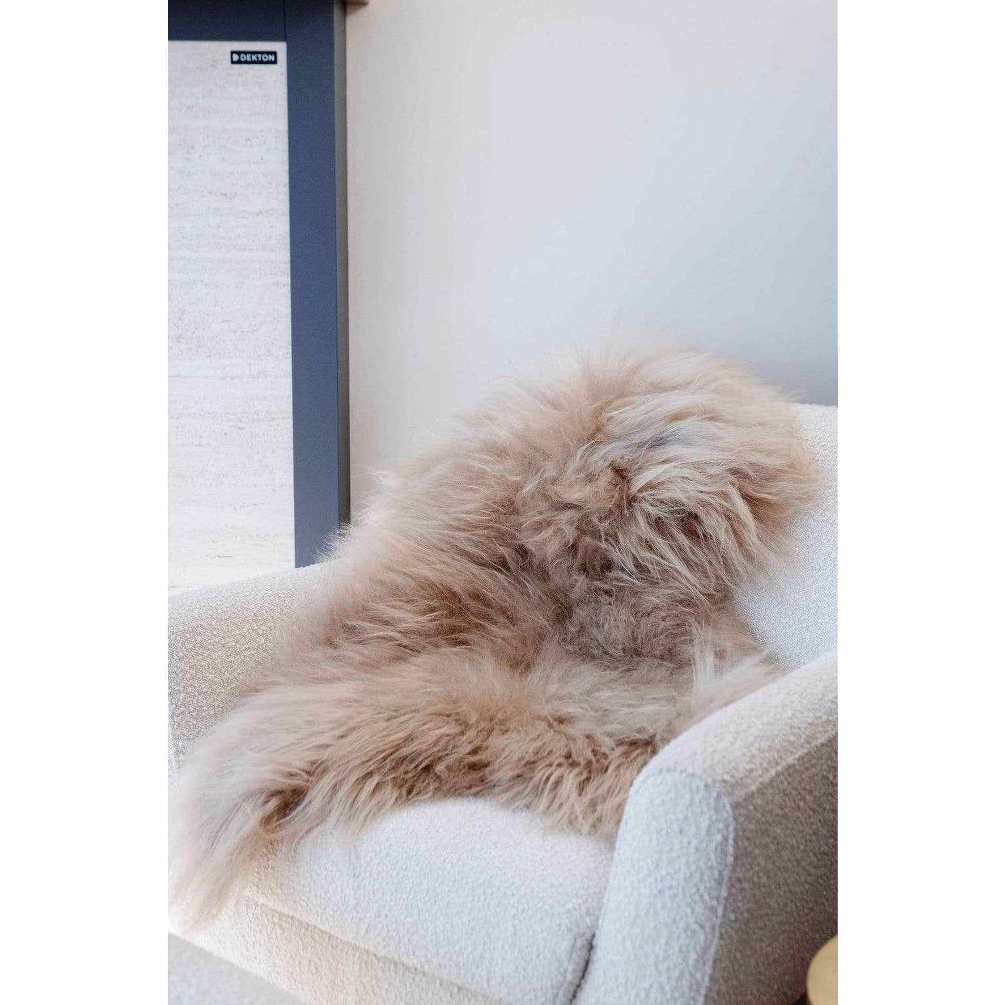 Nude Icelandic Sheepskin Throw Rug