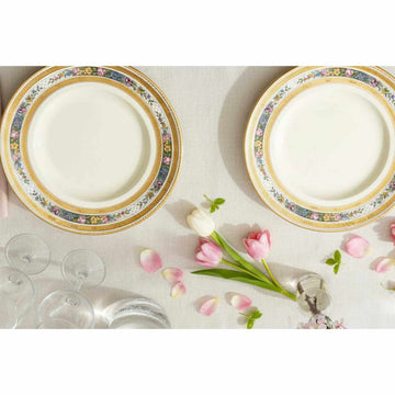 Floral Trim European Style China Set/10