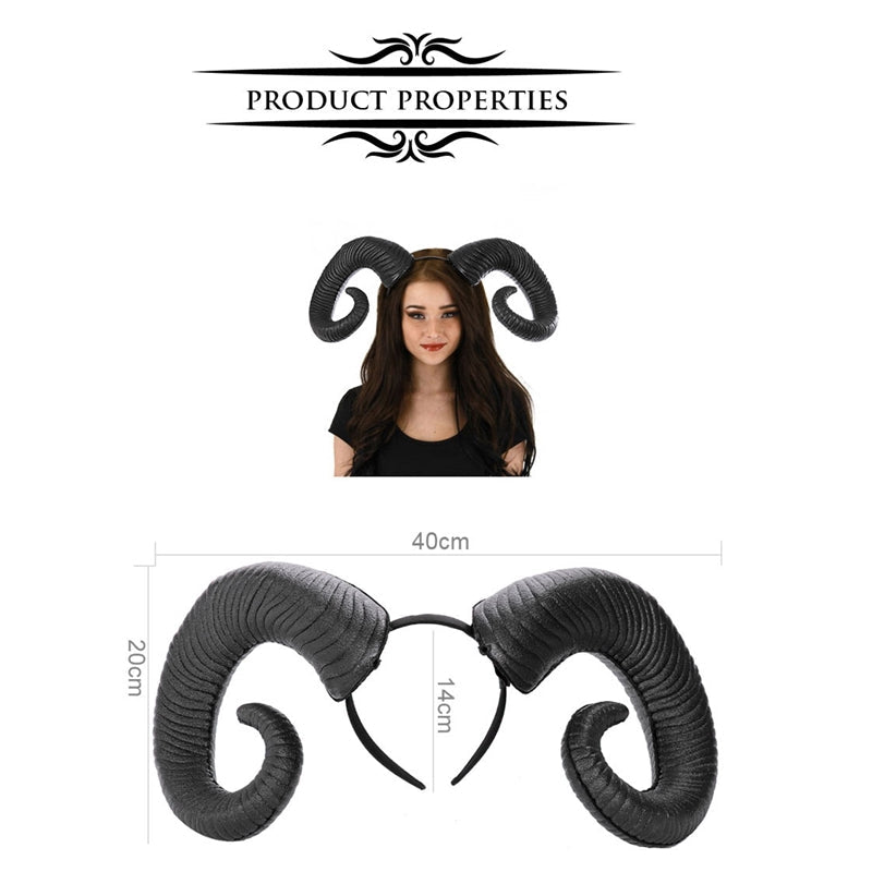 Halloween Accessories Cosplay Props Horn Headband