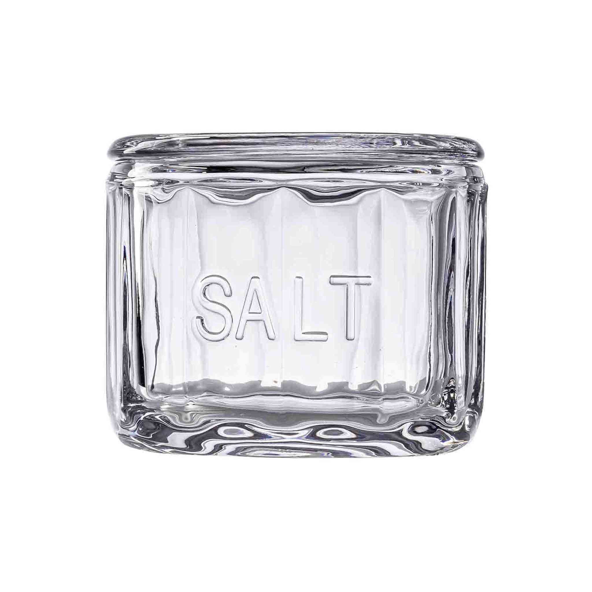 Glass Salt Cellar with Lid