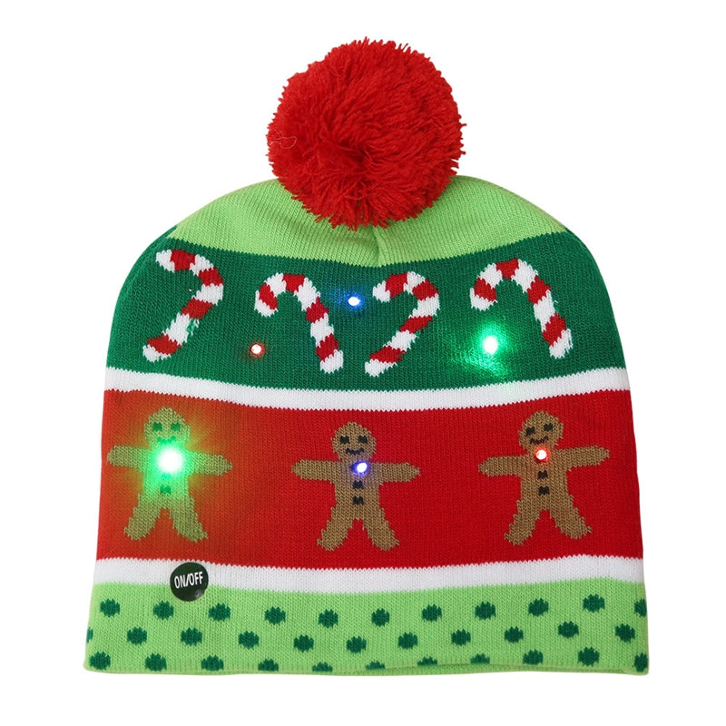 Christmas Tree Knit Hat