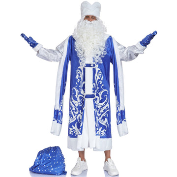 Santa Claus Costume For Men Christmas New Year Carnival