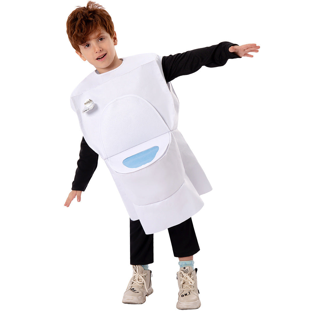 Halloween Cosplay Tight Bodysuit: Skibidi Toilet Vs Camera Man